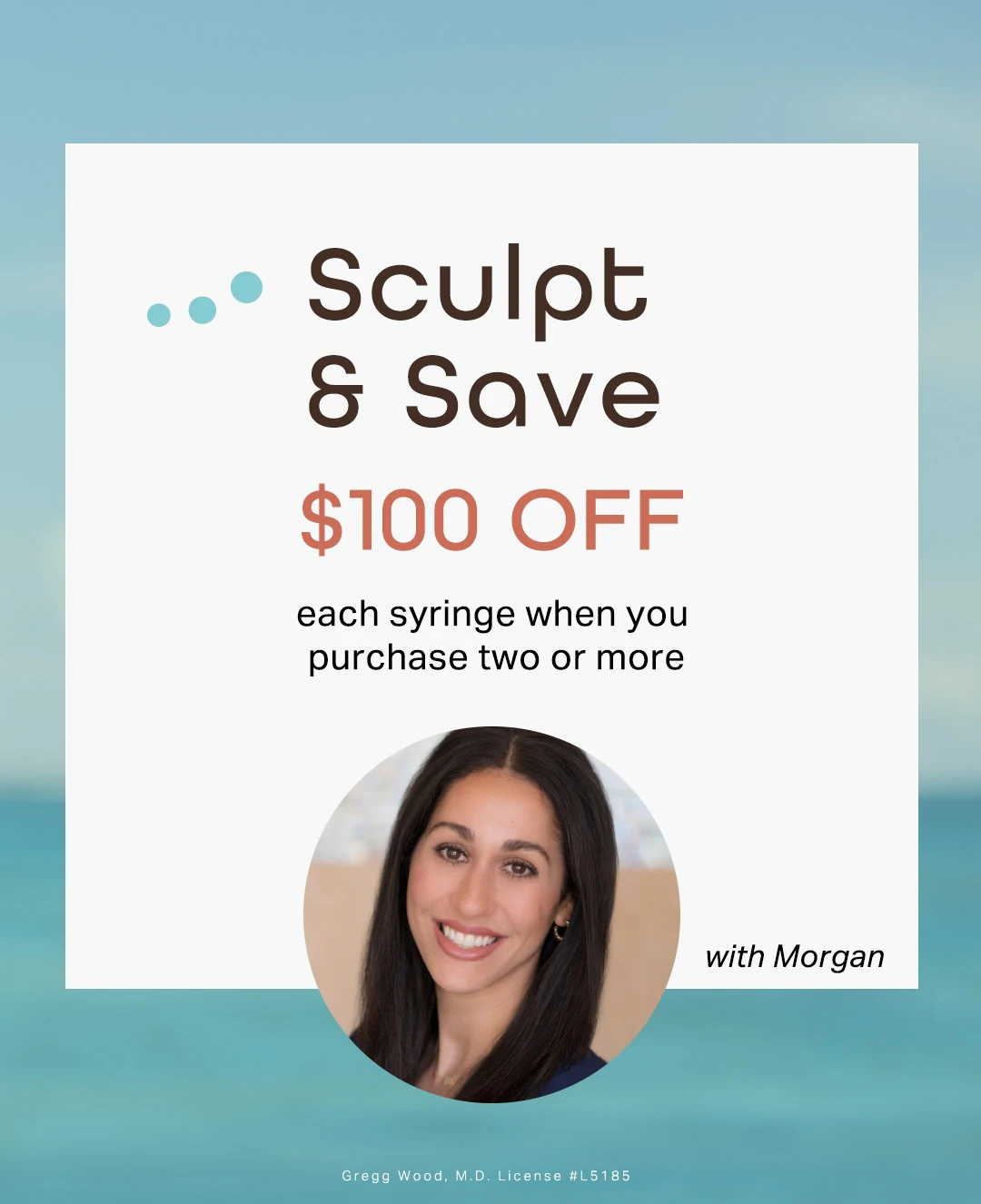 Sculpt & Save special flier