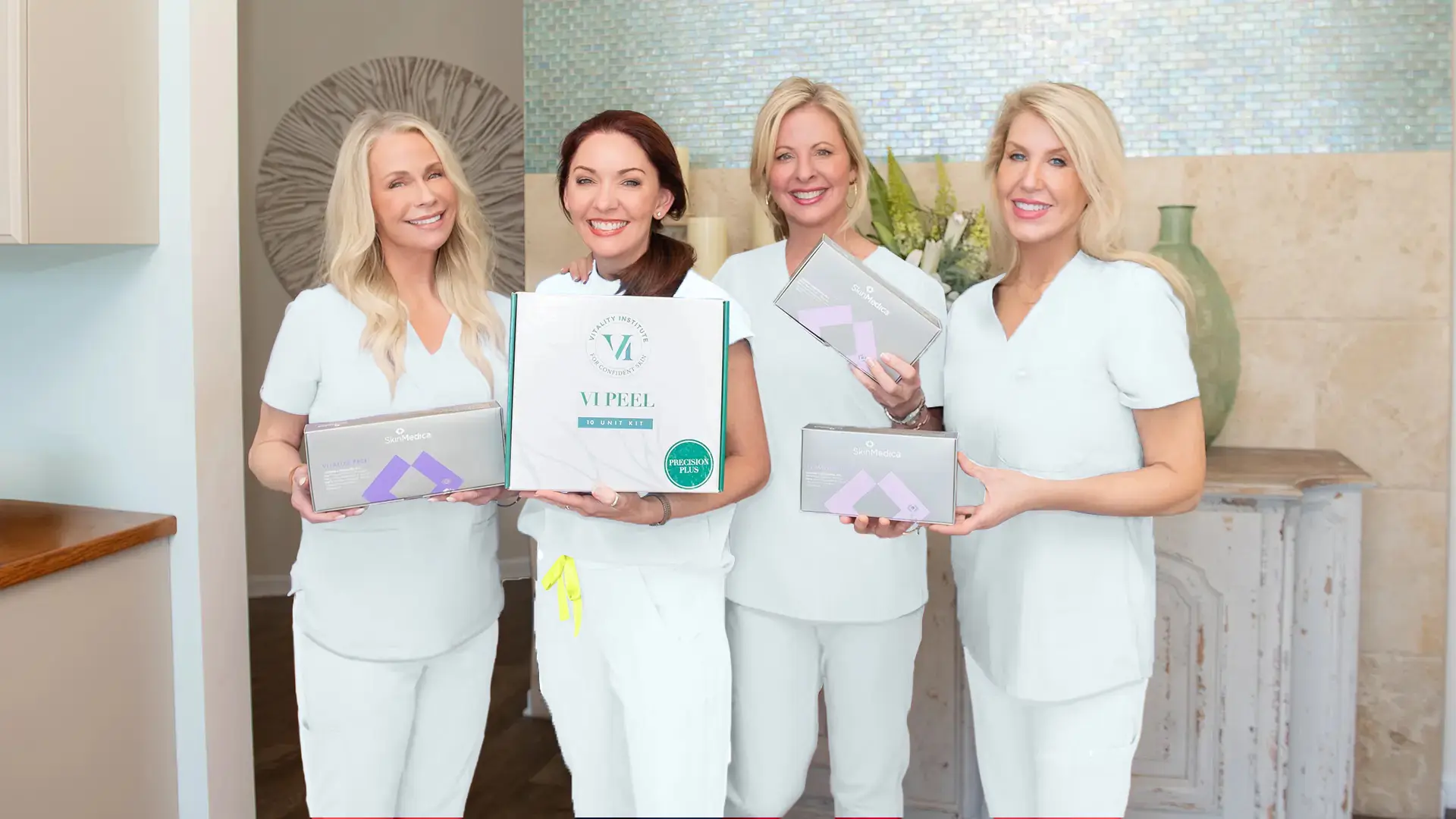 WinkMed Staff smiling in group photo