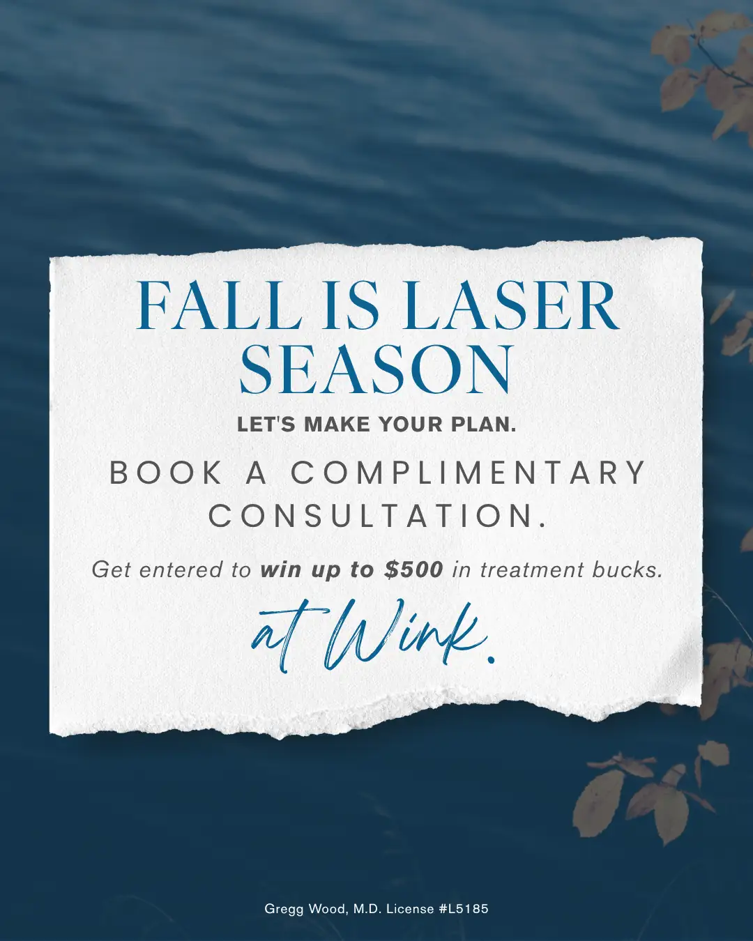 Fall Is Laser Season