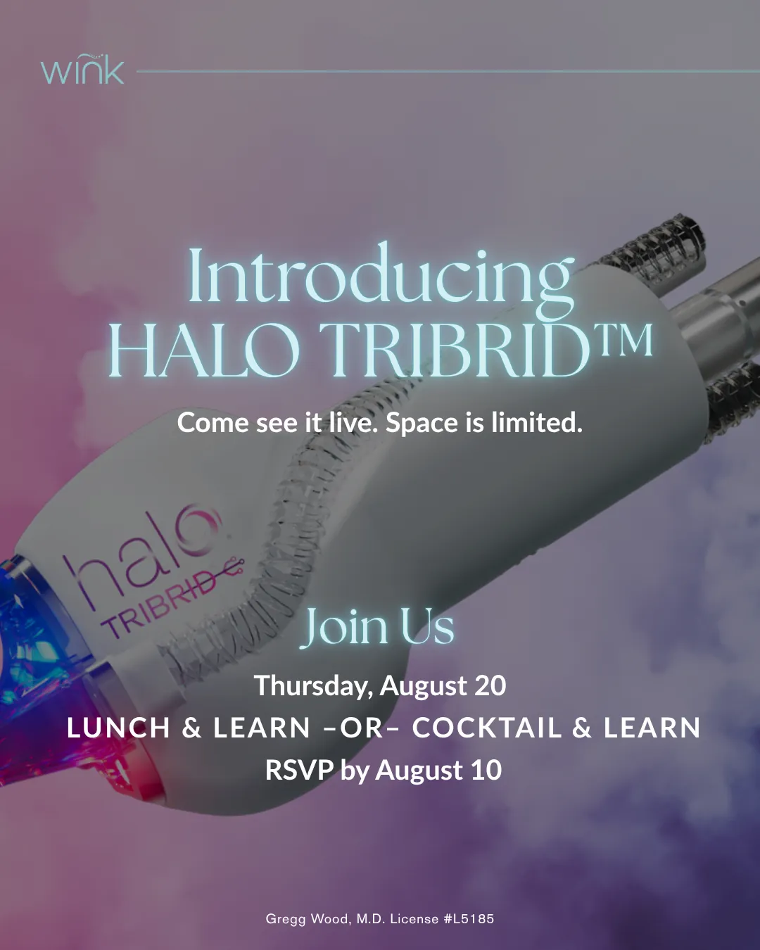 HALO TRIBRID™ & BBL HEROic® Launch Event, August 20th